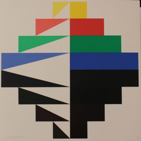 Lithograph Squatriti - CHROMATIC WEIGHTS - EXACTA FROM CONSTRUCTIVISM TO SYSTEMATIC ART 1918-1985