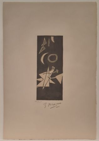 Lithograph Braque - Ciel Gris II