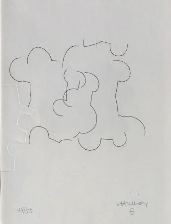 Aquatint Chillida - Cioran XXX