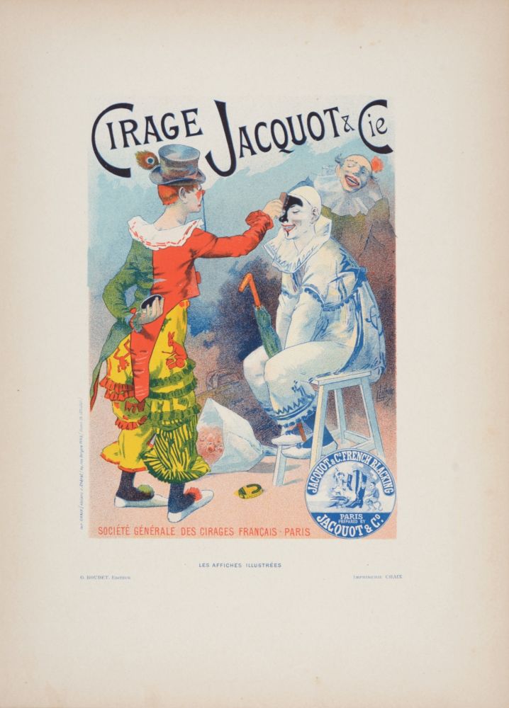 Lithograph Lefevre - Cirage Jacquot & Cie, 1896