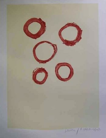 Lithograph Motherwell - Circles