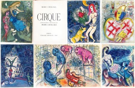 Illustrated Book Chagall - CIRQUE. 38 lithographies originales (Tériade 1967)