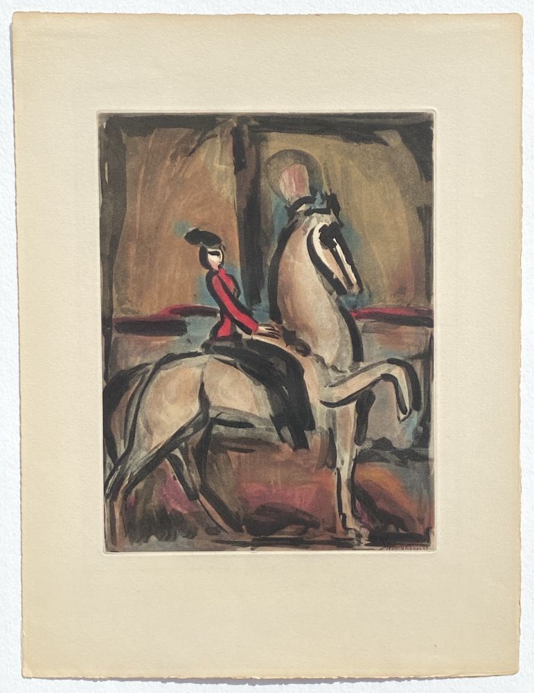 Aquatint Rouault - Cirque – Amazone