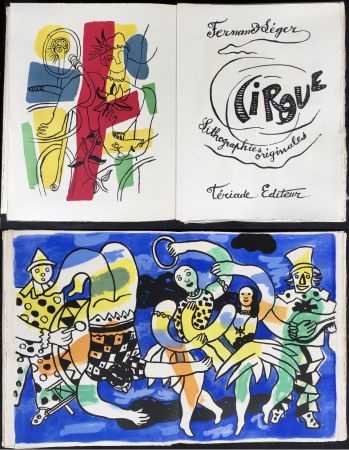 Illustrated Book Leger - CIRQUE. Lithographies originales de Fernand Léger (Tériade 1950)