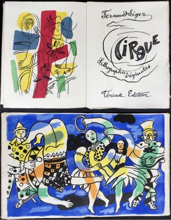 Illustrated Book Leger - CIRQUE. Lithographies originales de Fernand Léger. Tériade 1960