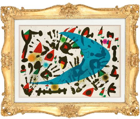 Lithograph Miró - Claca.