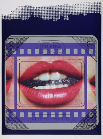 Screenprint Tilson - Clip O Matic Lips