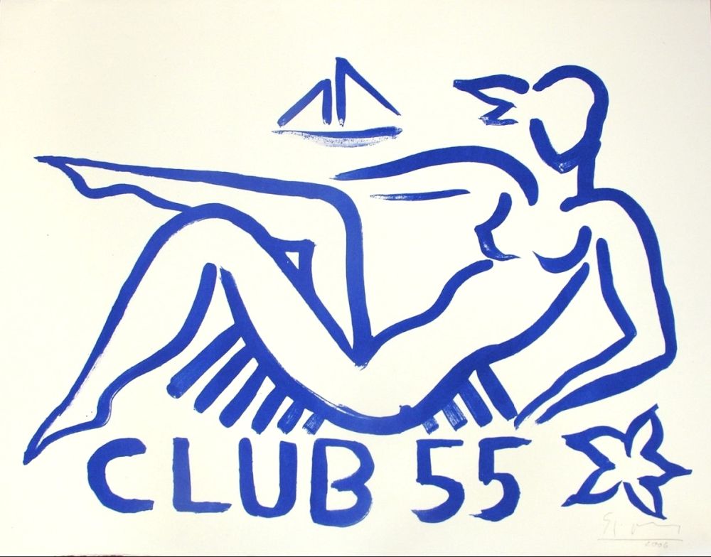 Lithograph Szczesny - Club 55