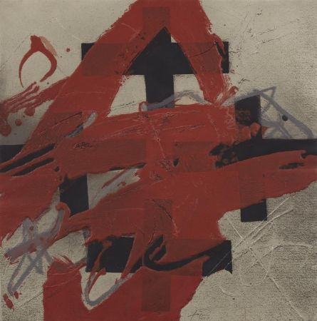 Engraving Tàpies - Cobert de Roig