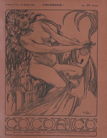 Lithograph Mucha - Cocorico #2, 1900