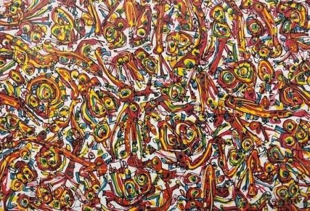 Lithograph Saura - Coctail party I