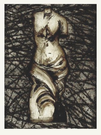 Etching Dine - Cold Winter Lady