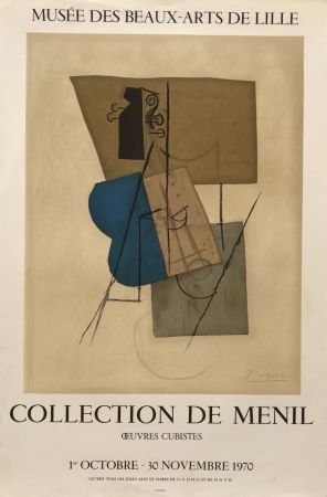 Lithograph Picasso - Collection de Menil - Oeuvres Cubistes