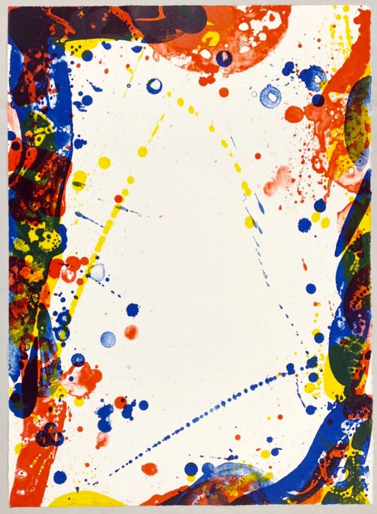 Lithograph Francis - Colors in Space II