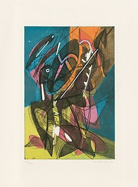 Etching And Aquatint Hayter - Combat