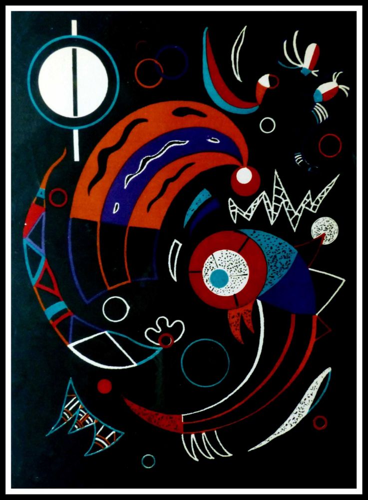 Lithograph Kandinsky - COMETES