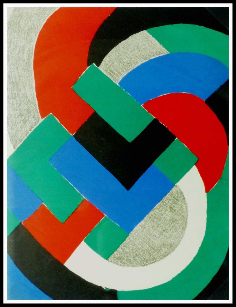Lithograph Delaunay - COMPOSITION 
