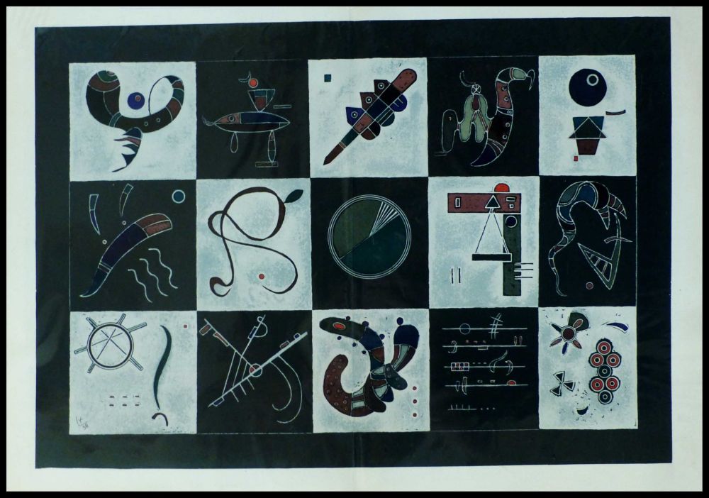 Lithograph Kandinsky (After) - COMPOSITION 