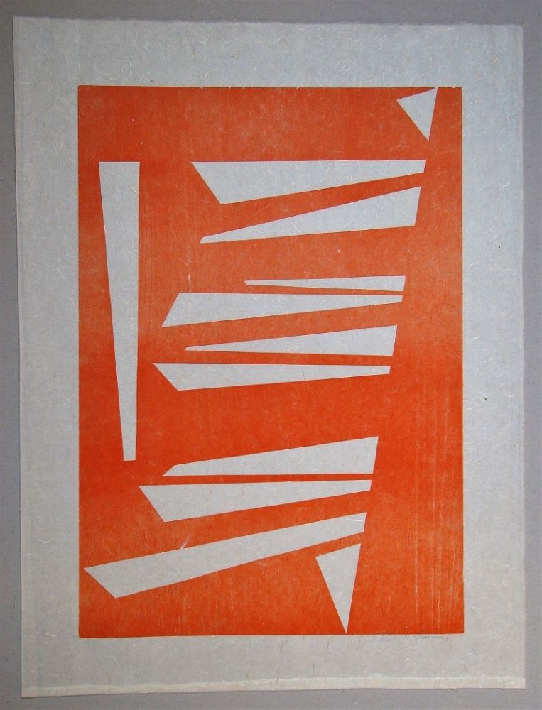 Woodcut Gessner - Composition 