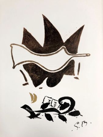 Lithograph Braque - Composition
