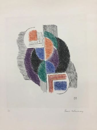 Engraving Delaunay - Composition