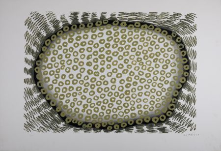 Screenprint Gordillo - Composition