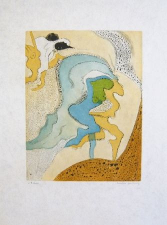 Etching And Aquatint Tanning - Composition