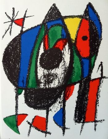 Lithograph Miró - Composition