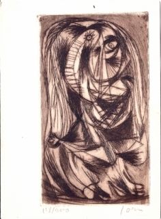 Etching And Aquatint Jorn - Composition