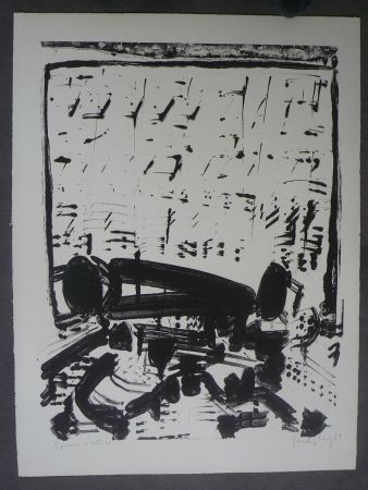 Lithograph Sonderborg - Composition,1963