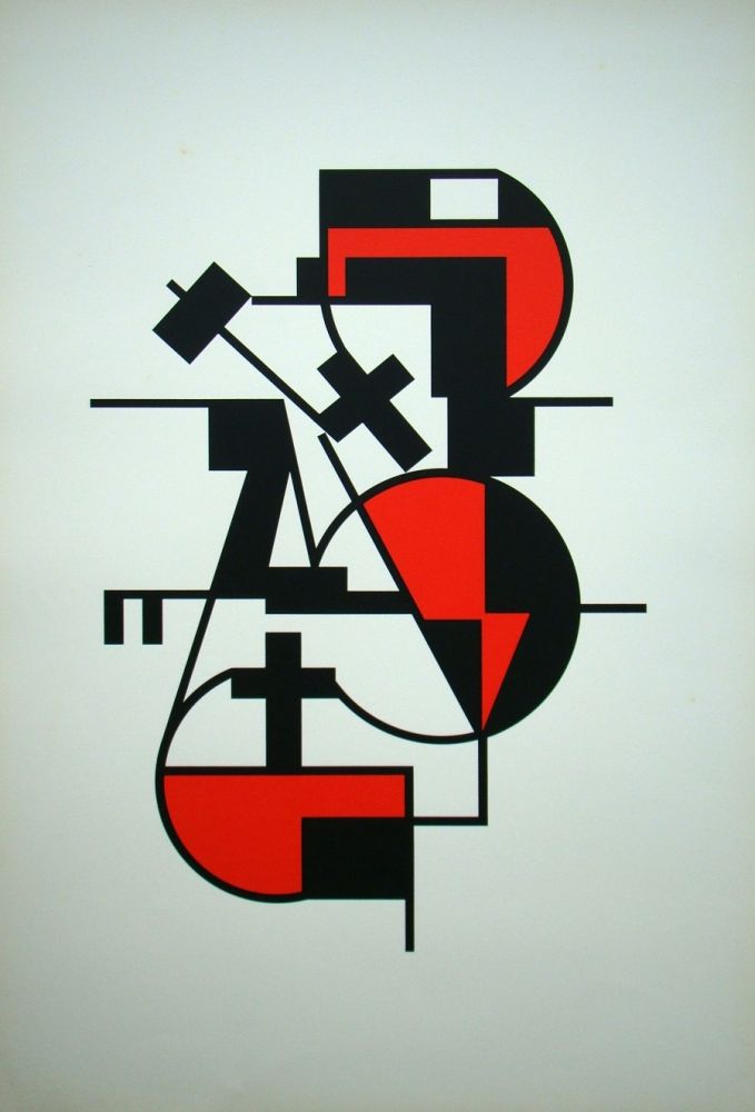 Screenprint Buchholz - Composition 1921 / 71