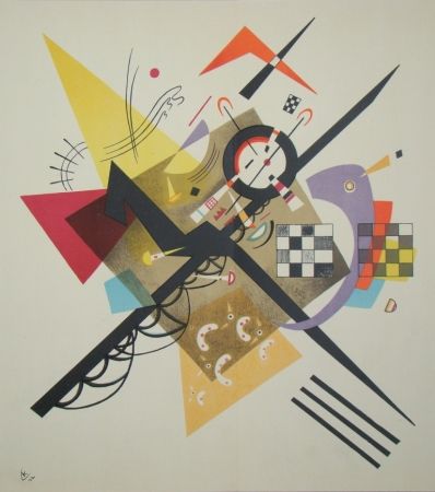 Lithograph Kandinsky - Composition, 1922