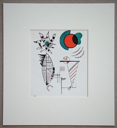 Lithograph Kandinsky - Composition, 1934