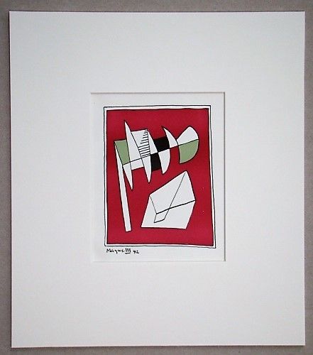 Lithograph Magnelli - Composition, 1942