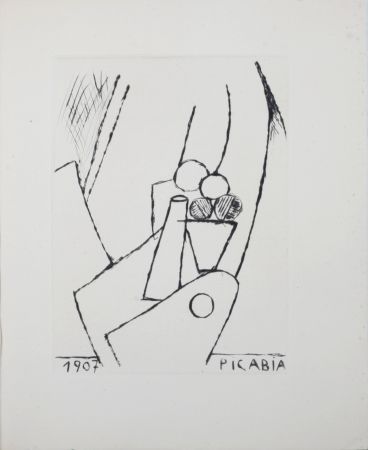 Etching Picabia - Composition, 1947