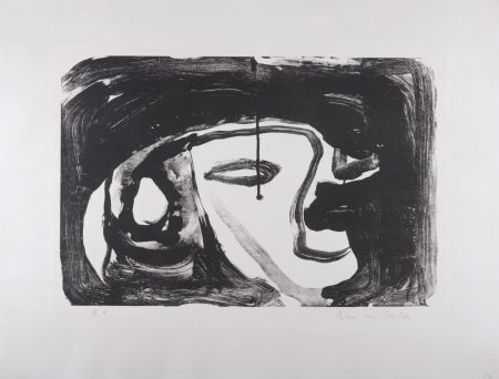 Lithograph Van Velde - Composition, 1962 - Hand-signed