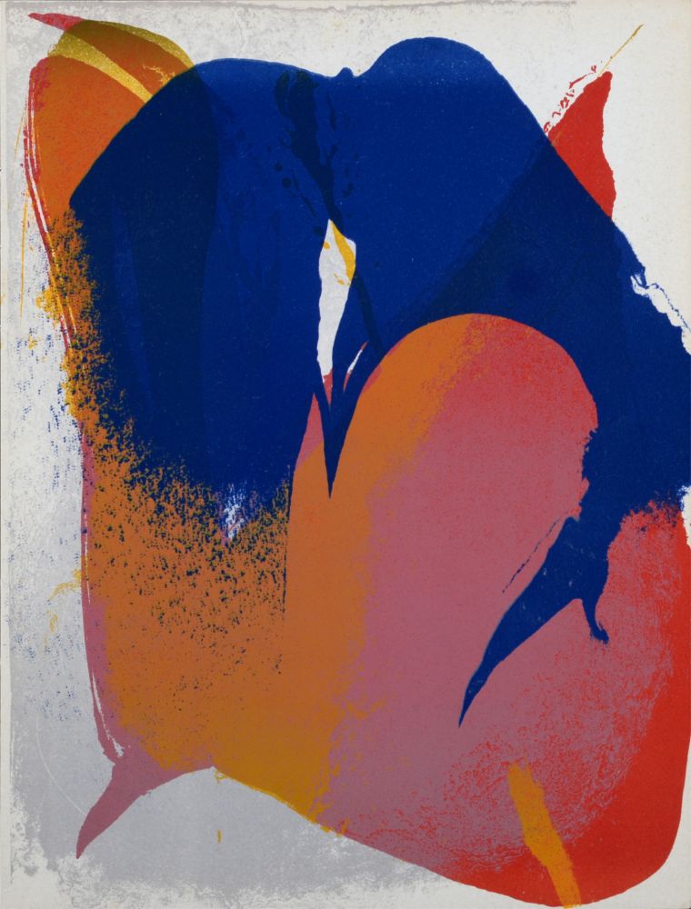 Lithograph Jenkins - Composition, 1964.