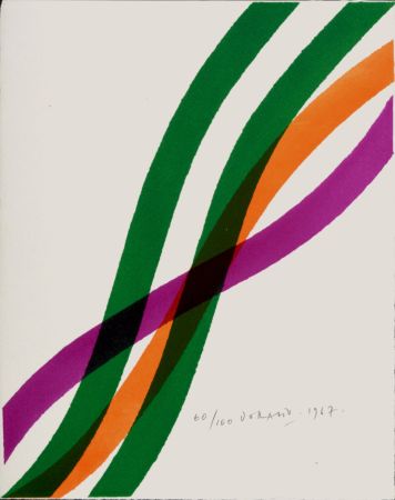Lithograph Dorazio - Composition, 1967 - Hand-signed!