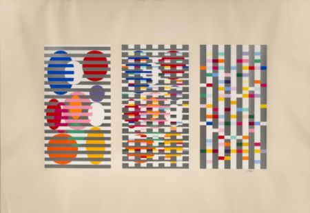 Screenprint Agam - Composition 2
