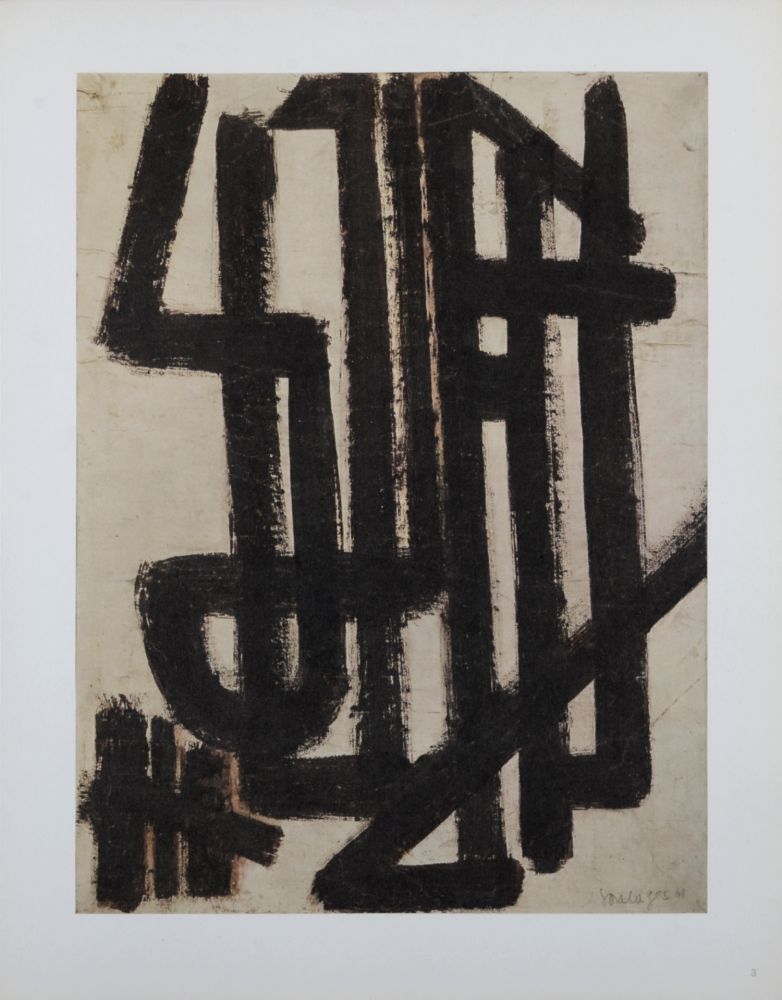 Offset Soulages (After) - Composition #3