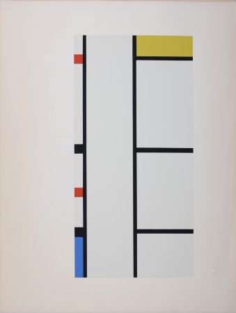 Screenprint Mondrian - Composition 35-42, 1957