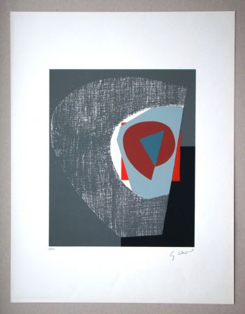 Screenprint Breuil - Composition abstrait