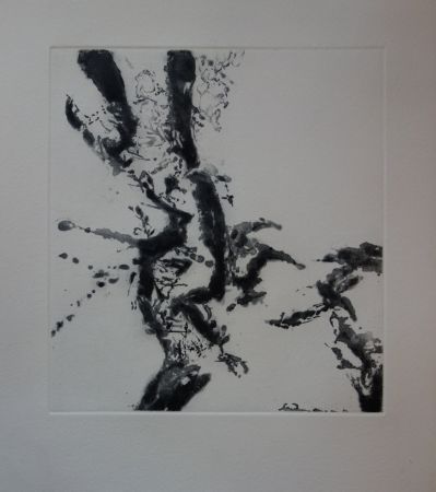 Etching Zao - Composition abstraite