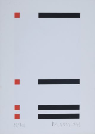 Screenprint Brandt - Composition abstraite #1