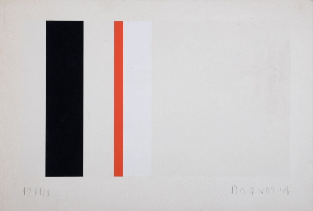 Screenprint Brandt - Composition abstraite #2