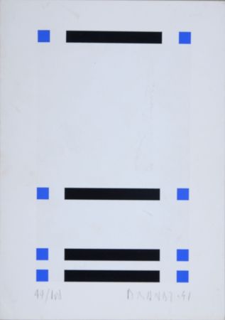 Screenprint Brandt - Composition abstraite #6
