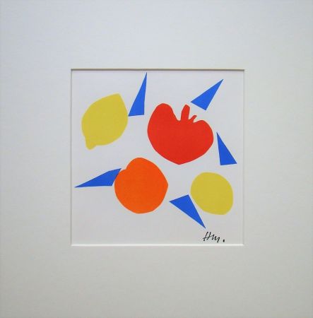 Lithograph Matisse (After) - Composition aux fruits