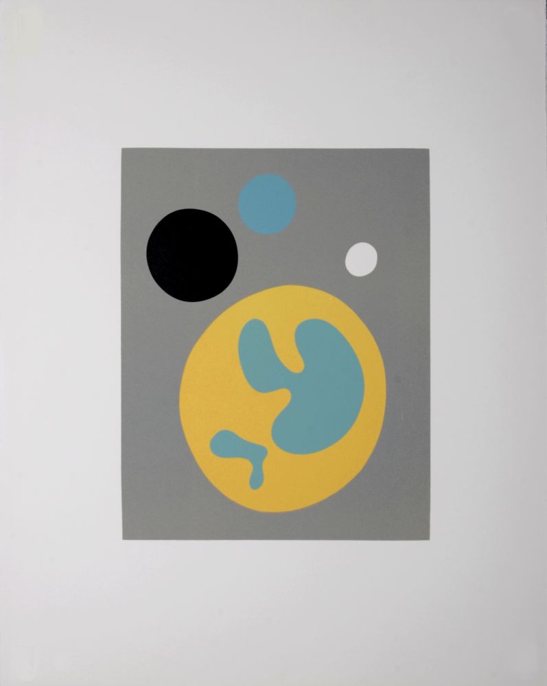Woodcut Arp - Composition (C), 1966