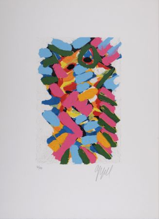 Screenprint Appel - Composition, c. 1970 - Hand-signed & numbered
