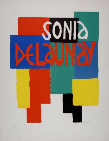 Lithograph Delaunay - Composition, c. 1972 - Hand-signed